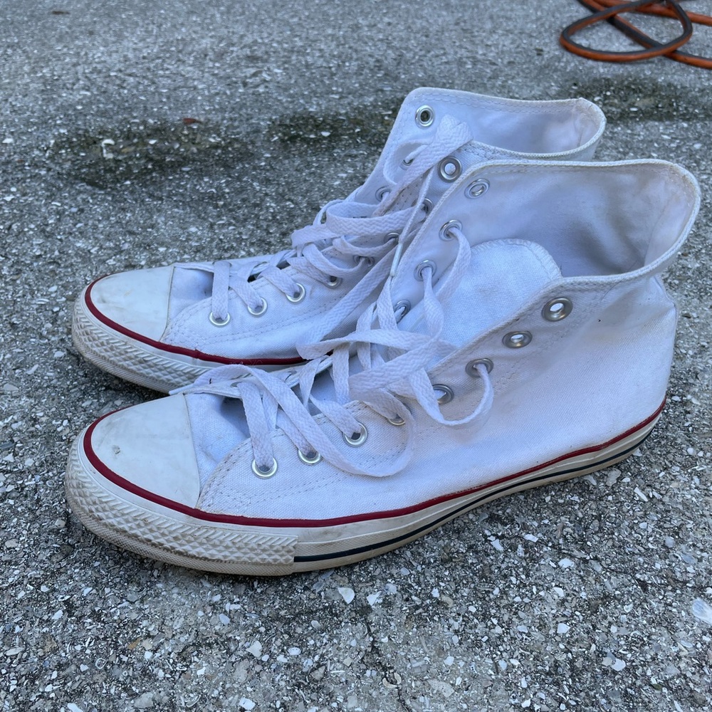 White High-Top Converse